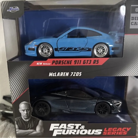 Jada Other - NWB TWO-PACK DIE CAST ,PORSCHE 911 GT3 RS,MCLAREN 720S